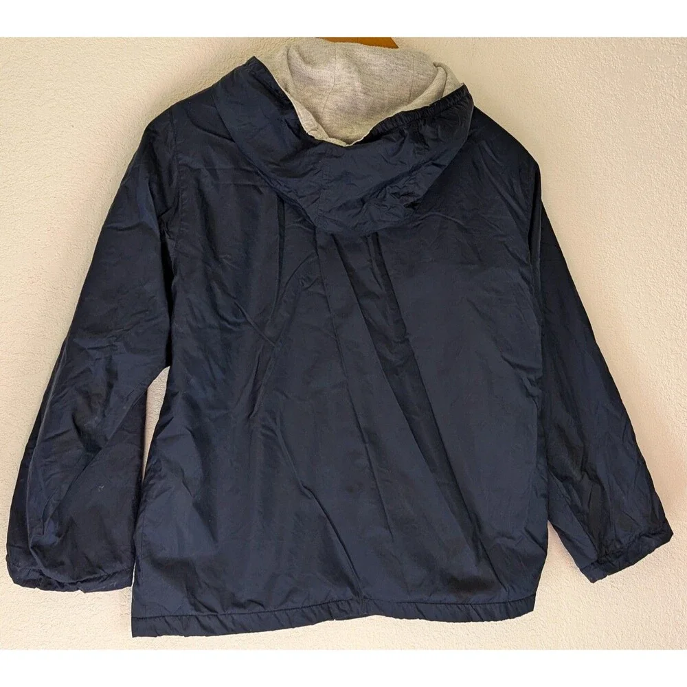 Simply Basic Kids Size 14 Full Zip Jacket Hood Blue (A-18m)